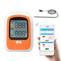 Mobile Phone Wireless Remote Control Meat Thermometer Digital Barbecue Cooking Food Grilling Thermometer